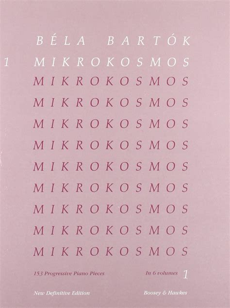 Mikrokosmos Volume 1