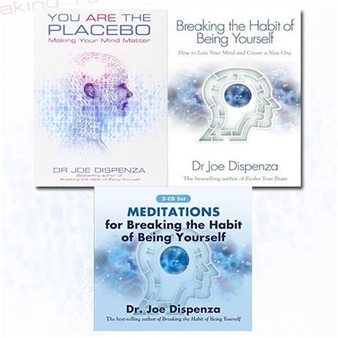 Dr Joe Dispenza 2 Books Bundle Collection With Audio CD (You Are the Placebo, Breaking the Habit of Being Yourself, Meditations for Breaking the Habit of Being Yourself [Audio CD])