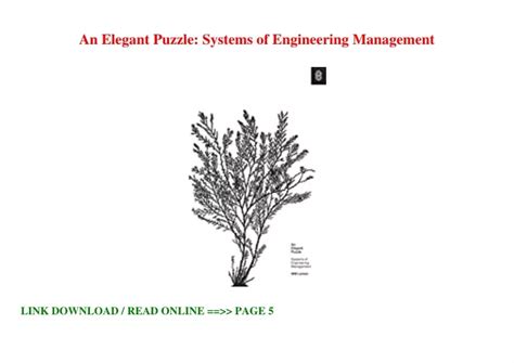 An Elegant Puzzle: Systems of Engineering Management