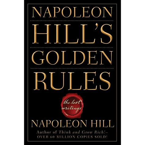 NAPOLEON HILL'S GOLDEN RULES