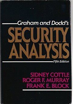 Graham and Dodd's Security Analysis: Fifth Edition