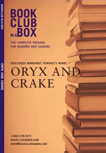 Bookclub in a Box Discusses the Novel Oryx and Crake