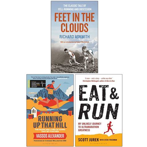Born to Run, Running Up That Hill, Eat and Run 3 Books Collection Set