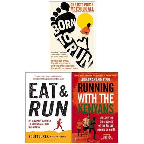Born to Run, Eat and Run, Running with the Kenyans 3 Books Collection Set