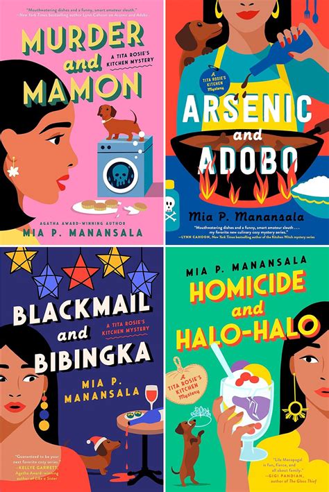 A Tita Rosie's Kitchen Mystery Series. Arsenic and Adobo, Homicide and Halo-Halo, Blackmail and Bibingka and Murder and Mamon