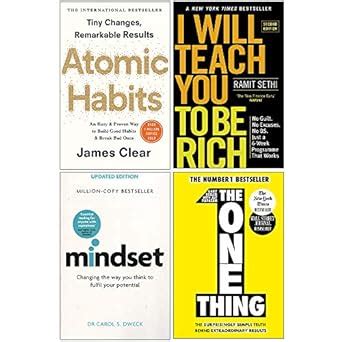 Atomic Habits / I Will Teach You To Be Rich / Mindset / The One Thing