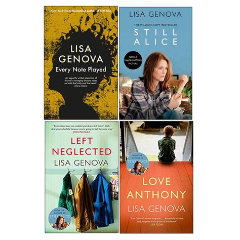 Lisa Genova Collection 4 Books Set (Left Neglected, Still Alice, Inside the O Briens, Love Anthony)