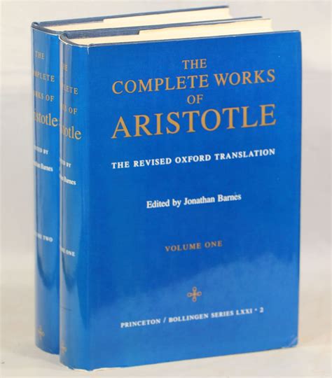 The Complete Works: The Revised Oxford Translation, Vol. 1
