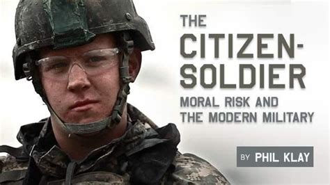 The Citizen-Soldier: Moral risk and the modern military