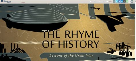 The Rhyme of History: Lessons of the Great War