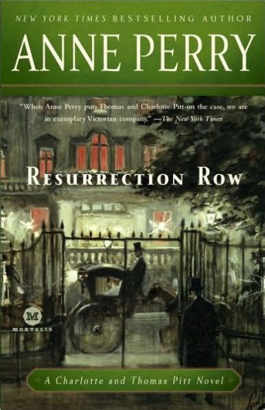 Resurrection Row  (Charlotte & Thomas Pitt, #4)