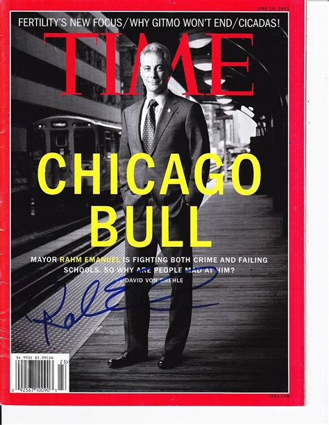 TIME Magazine (6.10.13) Chicago Bull: Rahm Emanuel