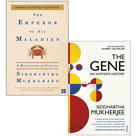 Siddhartha Mukherjee 2 Books Collection Set (The Emperor of All Maladies & The Gene An Intimate History)