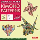 Origami Paper Kimono Patterns Large. livre