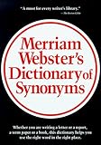 MERRIAM WEBSTER'S DICTIONARY OF SYNONYMS livre