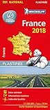 Michelin Frankreich 2018 (plastifiziert): Straßen- und Tourismuskarte 1:1.000.000 (MICHELIN Nationa livre