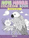 Animal Mandalas Coloring Book | Children Fun Edition 9 livre