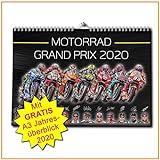 Motorrad Grand Prix Kalender 2020 - Premium Wandkalender - TOPSELLER - MotoGP livre