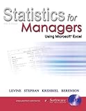 Statistics for Managers Using Microsoft Excel and Student CD Package: United States Edition livre
