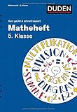 Matheheft 5. Klasse - kurz geübt & schnell kapiert (Cornelsen Scriptor - kurz geübt & schnell kapi livre