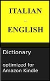 Italian - English Reader's Dictionary (English Edition) livre