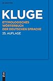 Kluge: Etymologisches Wörterbuch der deutschen Sprache livre