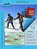 Luftbildpanorama & Wanderkarte Winter-Wanderkarte von Seefeld livre