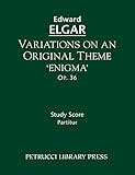 Variations on an Original Theme 'enigma', Op.36: Study Score livre