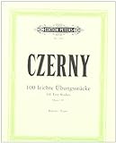 100 leichte Übungsstücke op. 139: für Klavier livre