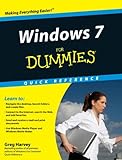 Windows 7 For Dummies® Quick Reference livre