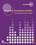 Business Vocabulary Builder Intermediate Students Book & CD Pack livre