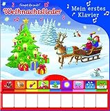 Weihnachtslieder, Mein erstes Klavier: Kinderbuch mit Klaviertastatur - Vor- und Nachspielfunktion, livre