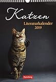 Katzen Literaturkalender - Kalender 2019 livre