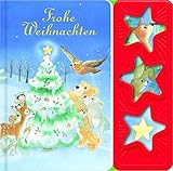 Frohe Weihnachen: wattiertes Kinderbuch, 3-Button-Soundbuch, Pappbilderbuch mit 3 Geräuschen livre