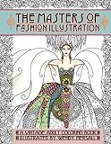 Adult Coloring Book Vintage Series: The Masters of Fashion Illustration livre