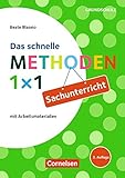 Sachunterricht - Das schnelle Methoden 1x1 (Fachmethoden Grundschule) livre