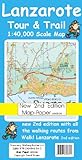Lanzarote Tour and Trail Map Map-Paper Version livre