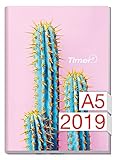 Chäff-Timer Classic A5 Kalender 2019 [Kaktus] 12 Monate Jan-Dez 2019 - Terminkalender mit Wochenpla livre