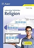 Lebendige Tafelbilder Religion: Alle Tafelbilder als PowerPoint auf der CD (5. bis 10. Klasse) livre