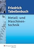 Friedrich Tabellenbuch Metall- und Maschinentechnik: Friedrich Tabellenbuch, Metalltechnik und Masch livre