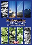 Philosophie - Kalender 2017: 53 Zitate und Denkanstöße livre