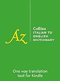 Collins Italian to English Dictionary (Italian Edition) livre