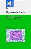 Silvrettagruppe: Skirouten - Topographische Karte 1:25000 (Alpenvereinskarten) livre