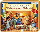 Mein schönstes Puzzlespielbuch - Wir besuchen das Christkind (Pappbilderbuch) livre