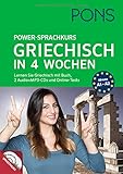 PONS Power-Sprachkurs Griechsch in 4 Wochen: Lernen Sie Griechisch mit Buch, 2 Audio+MP3-CDs und Onl livre