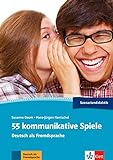 55 kommunikative Spiele: Deutsch als Fremdsprache livre