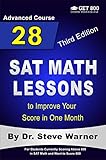 28 SAT Math Lessons to Improve Your Score in One Month - Advanced Course: For Students Currently Sco livre