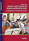 Lehren und Lernen im Instrumentalunterricht: Ein pädagogisches Handbuch für die Praxis (Studienbuc livre