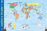 Countries of the World Wall Map livre