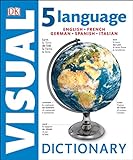5 Language Visual Dictionary: English, French, German, Spanish, Italian livre